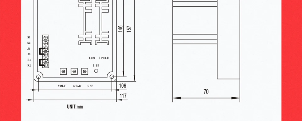 Avr 20a автоматический регулятор напряжения Генератор запасные части макетная плата для генераторной установки