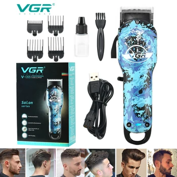 

VGR Professional Rechargeable Salon Adjustable Hair Cutter Hair Trimmer Electric Hair Clipper Barber Hair Cutting Machine