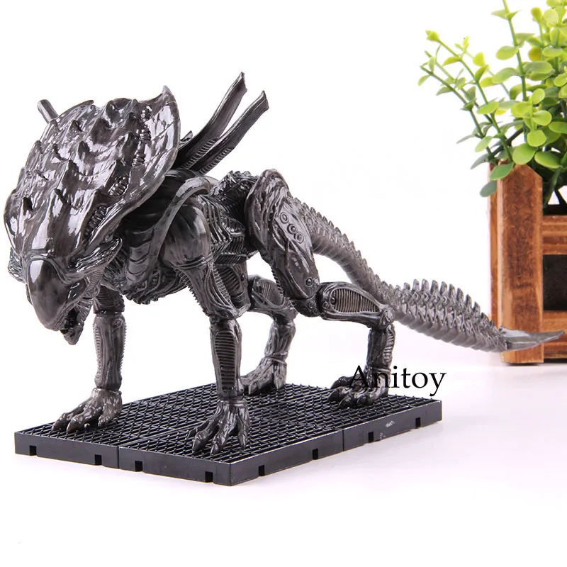 Горячая игра Aliens Colonial Marines фигурка Hiya Xenomorph дробилка 1/18 ПВХ Коллекция Модель игрушки подарок на день рождения