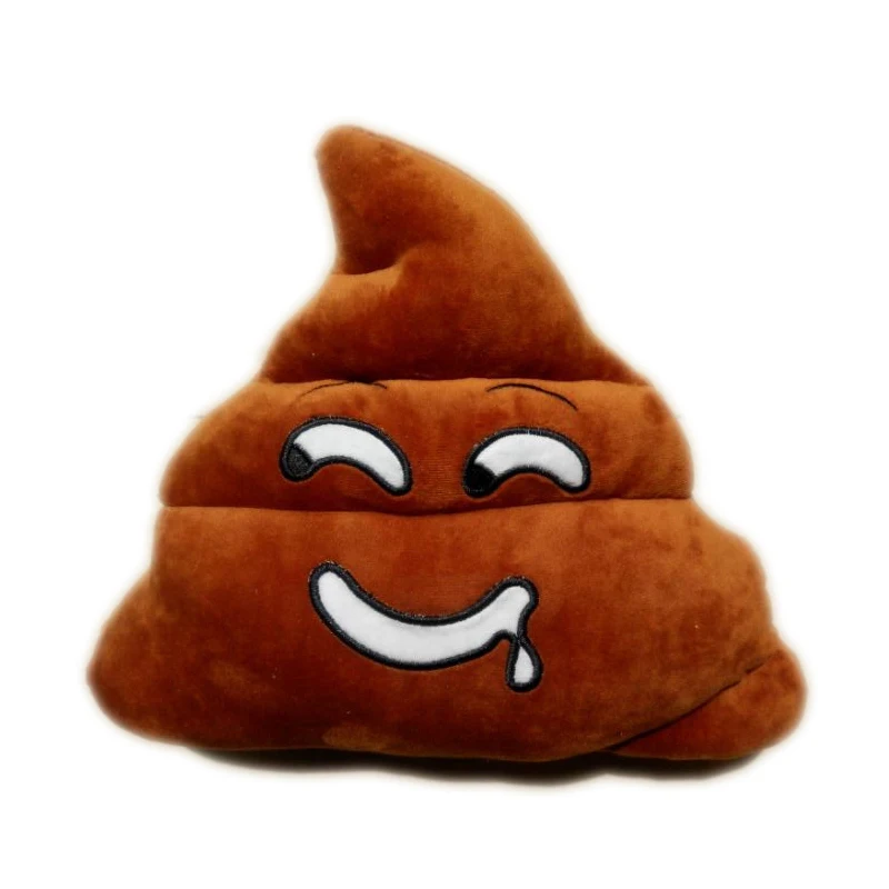 2 drool 1 шт табурет Смайлик Подушка плюшевая игрушка кукла какашка Смайлик Подушка какашка домашний диван офисный декоративный - Цвет: 2 drool