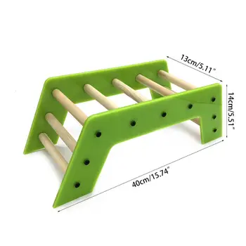 

Bird Slide Training Acrylic Arch Bridge Stair Crawling Ladder Parrot Climbing