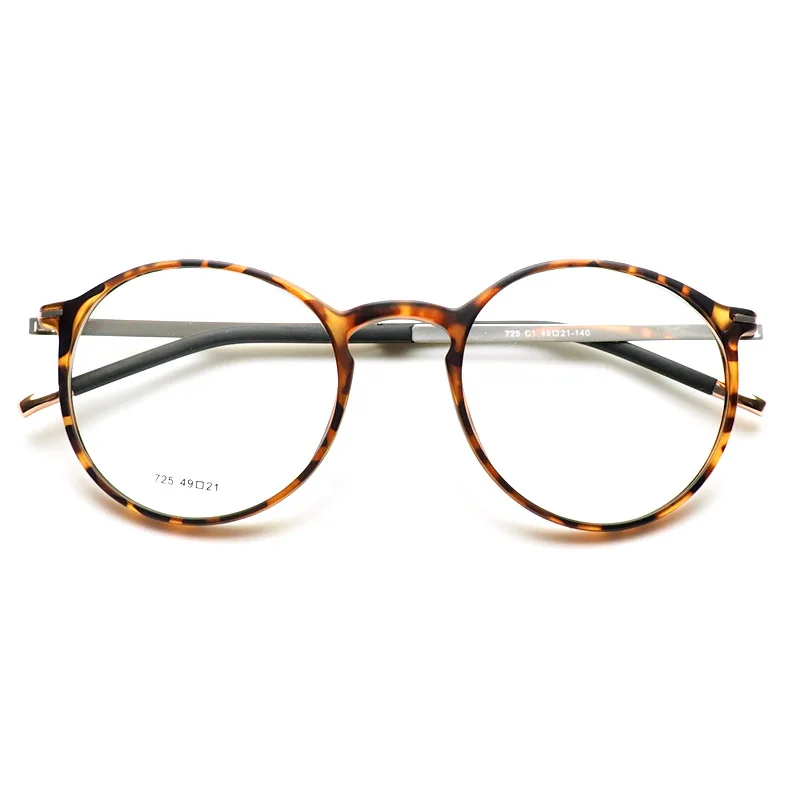 Винтажные круглые очки оправа для мужчин TR90 прозрачные линзы оптические оправы