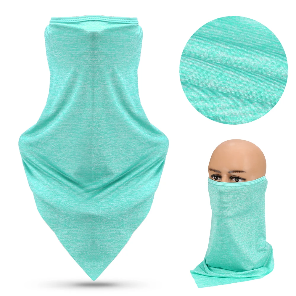 

Cycling Face Mask Triangle Bike Bicycle Bandana Ice Fabric Sport Scarf Breathable Riding Bike Scarves Running Headband