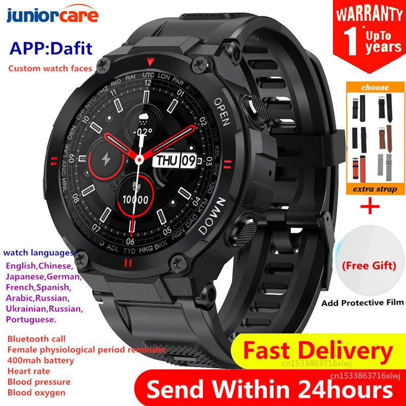 Reloj inteligente K22 para hombre, deportivo, con Bluetooth, llamada, multifunción, Control de música, alarma, recordatorio, para teléfono, novedad de 2021