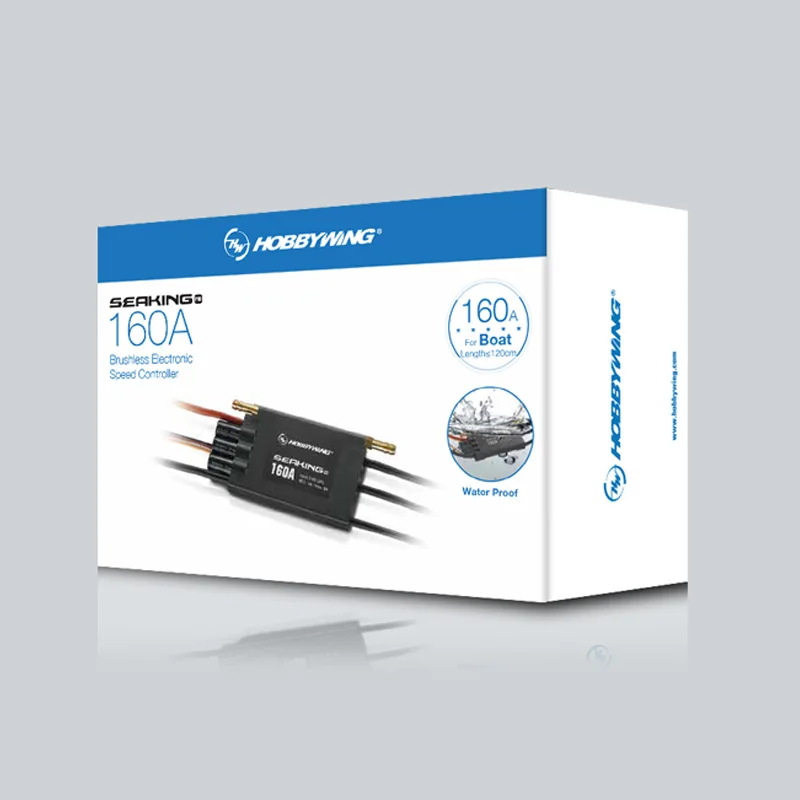 Hobbywing seaking Pro 160A водонепроницаемый 2-6S Lipo 4A BEC регулятор скорости бесщеточный ESC для лодок RC