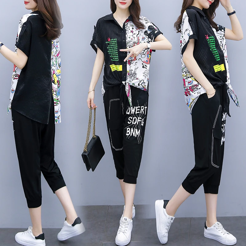 Two piece capri outfit Clearance