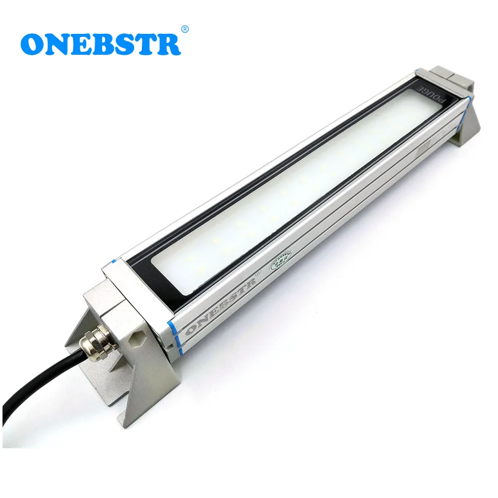 Led Fresadora Cnc Ferramenta Luz à Prova de Explosão à Prova Dip67 Água Ip67 Torno Lâmpada de Trabalho ac dc Universal 18w 24v 220v
