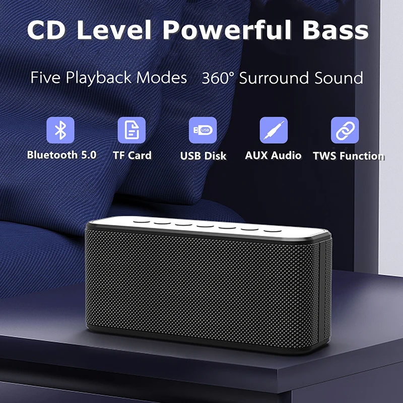 XDOBO X8 Plus Wireless Bluetooth Speaker Portable Sound Column 80W Subwoofer for Mobile Phone Charging