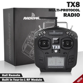 

In Stock RadioMaster TX8 Hall Gimbal Transmitter 2.4G 12CH Multi-Protocol RC Remote Controller for FPV Racing Drone RC Parts