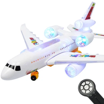 

Remote Control Airplane Electric LED Light Music RC Plane Outdoor Gift for Kids 41x43.5x16cm TB Sale