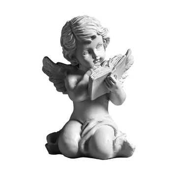 

AMERICAN RESIN LIVING ROOM SMALL SCULPTURE ANGEL CRAFTS DECOR CREATIVE HOME DESKTOP DECORATION MINI ANGEL ORNAMENT MINIATURE