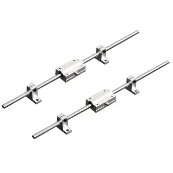 

2Pcs 8mm 400mm Linear Shaft Rod Rail + 2 SCS8LUU Bearing Slide Block For CNC
