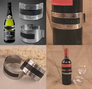

Stainless Steel Wine Bracelet Thermometer (4--24'C), red wine temperature sensor for beer homebrewing fk