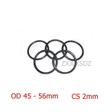 

100 PCS NBR rubber O ring O-ring Oring Seal Rubber Gaskets CS 2mm x OD 45 46 47 48 49 50 51 52 53 54 55 56mm