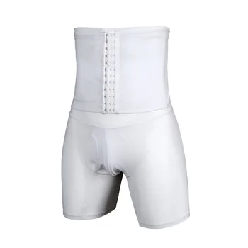 

Men Shapewear Slimming Shorts Adjustable Waist Trainer Shaper Panties Mesh Breathable Bengkung Lelaki
