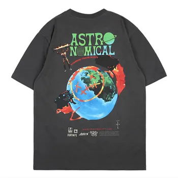 Трэвиса Скотта кактуса Джек Bling Tee для мужчин и женщин пары негабаритных футболка хлопок футболка мужская Трэвиса Скотта кактуса Джек Bling Tee для мужчин и женщин пары негабаритных футболка хлопок футболка мужская
