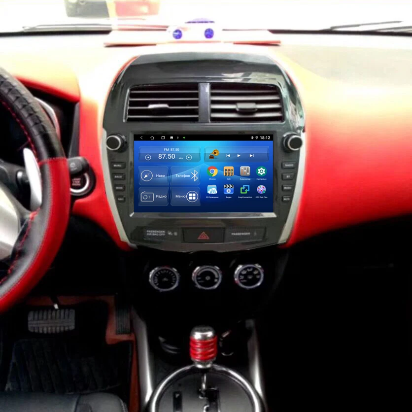 " Восьмиядерный Android 9,0 автомобильный радиоприемник gps для peugeot 4008/Mitsubishi ASX/Citroe C4 Авторадио gps Автомагнитола стерео Navi