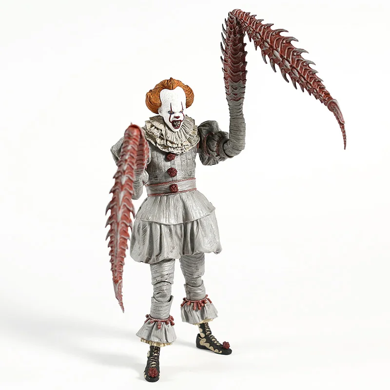 NECA Stephen King's It Pennywise Ultimate dancing Clown Ver. ПВХ фигурка игрушка светодиодный светильник