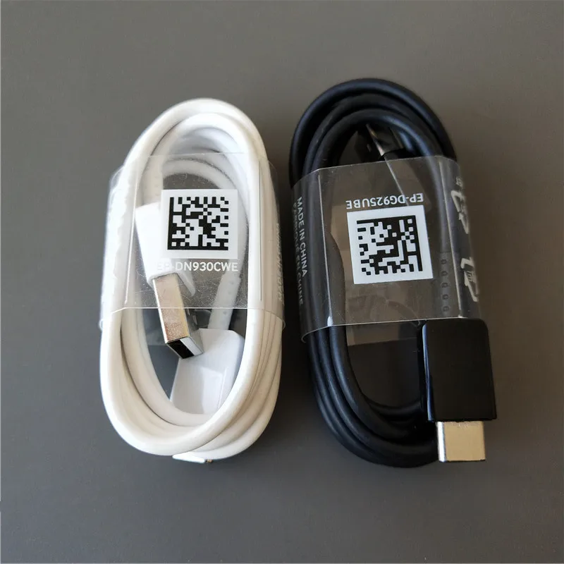 10Pcs/Lot 1M Type C USB Fast Charger Data Sync Charging Cable For Samsung S10 S9 S8 Plus S10E S10 5G Note 10 Pro 9 8
