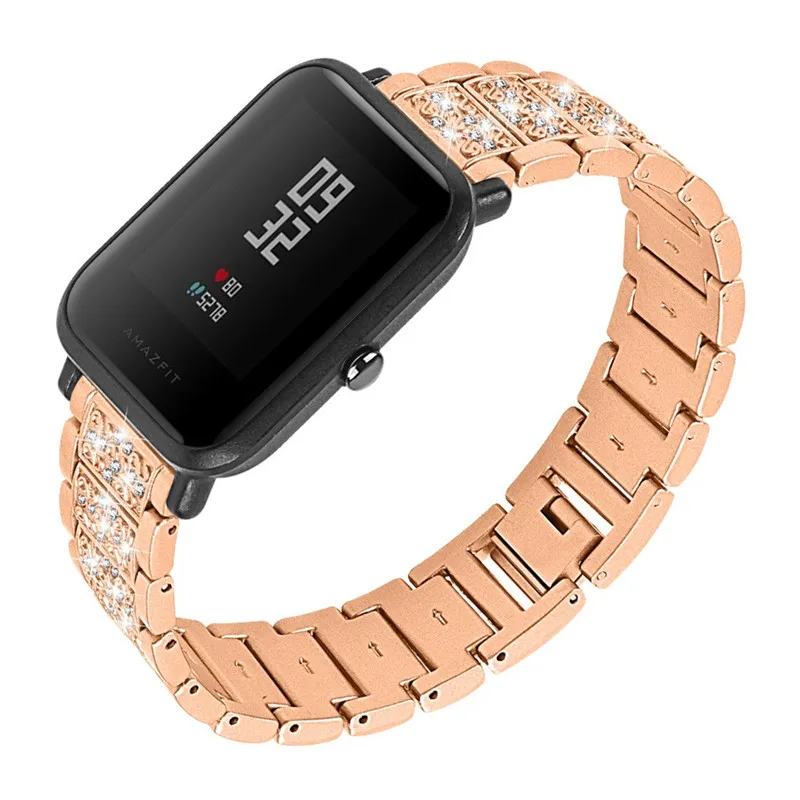 HIPERDEAL Смарт аксессуары Amazfit Bip замена металлический кристалл ремешок для часов Ремешок Для Xiaomi Huami Amazfit Bip Молодежные часы