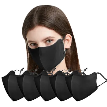 

Mascarilla Black Masks Washable Adult Cotton Lovers Face Mask Fashion Washable Reusable Face Mask Mouth Caps Washable