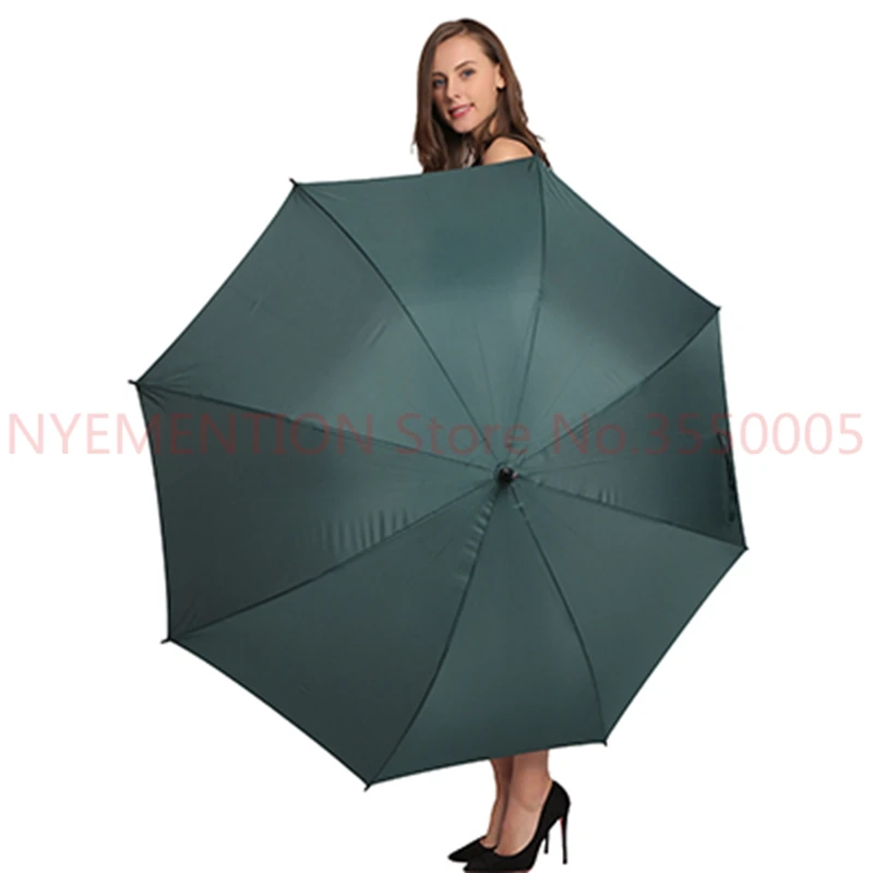 Large Strong Golf Long hand Stick Rain Auto Open Umbrellas Suit For 2-3 People Family Student 125CM