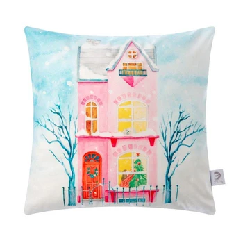 

Pillow cover Ethel "Sweet home" 40x40 cm, polyester 100%, velor 4780264
