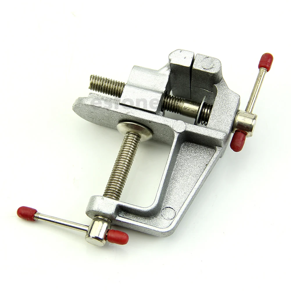 High Quality Durable 3.5 Aluminum Mini Jewelers Hobby Clamp On Table Bench Vise Vice Tool