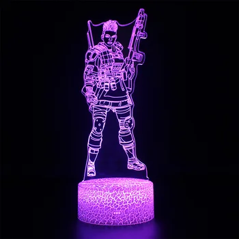 

APEX Legends Nightlight 3d Table Lamp Battle Royale Battle Sleep Nightlight Illusion USB Touch Sensitive Light APEX Lamp