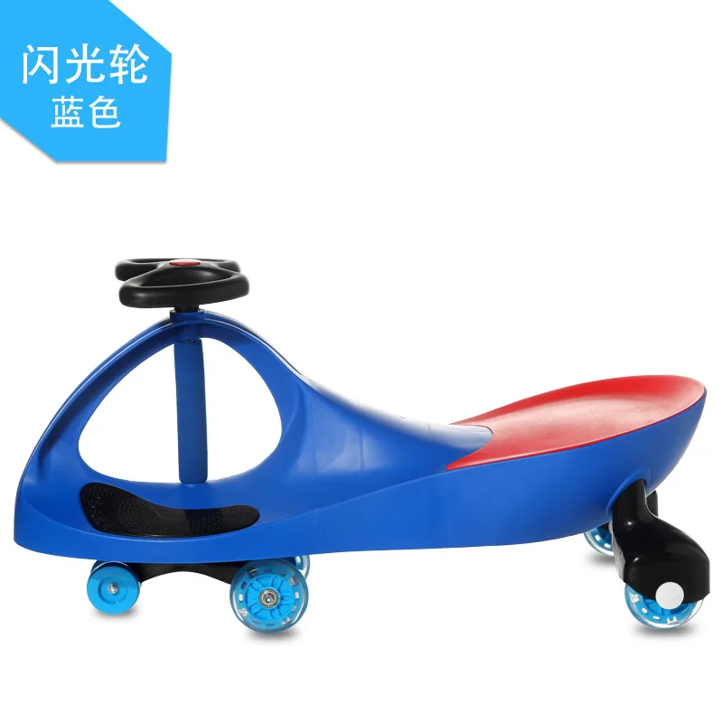 Детская игрушечная коляска с музыкальной бесшумной вспышкой WheelBaby walker с 6 колесами детская игрушечная машинка - Цвет: C