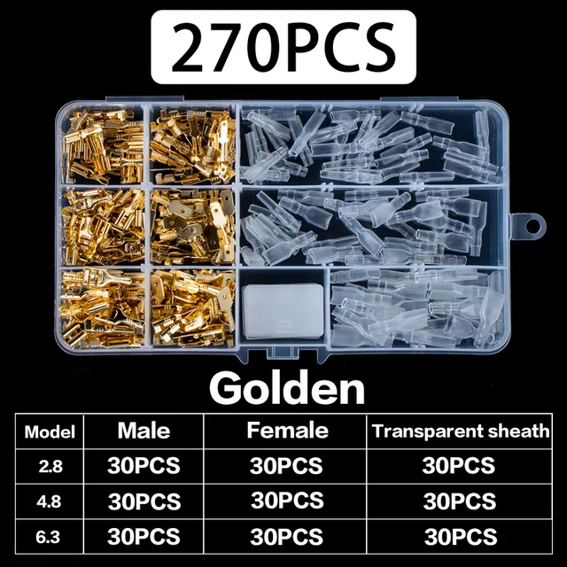 270pcs(Golden)