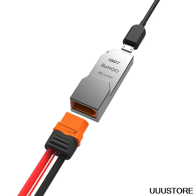 ISDT BG-Linker BattGO Smart Lipo батарея адаптер-ЛИНКЕР для RC аккумуляторная вилка конвертер USB кабель зарядка баланс зарядное устройство