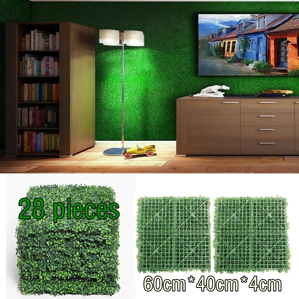 28 шт. искусственные панели из бокса для живой изгороди|Искусственные растения| |