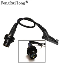 Talkie walkie AN/PRC 152/prs 148 Harris, prise à 6 broches, tourner vers Motorola APX4000 XPR6300 DP4800 MTP6550 XIR P8268 adaptateur U 283/U
