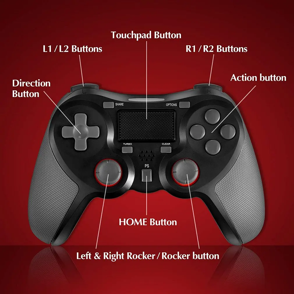 Беспроводной контроллер геймпад для PS4 двойной шок джойстик подарок|Геймпады| |