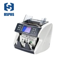 Fake Money Detector Banknote Smart Commercial Counting Machine Front LCD Screen Display Money Counter HS-770