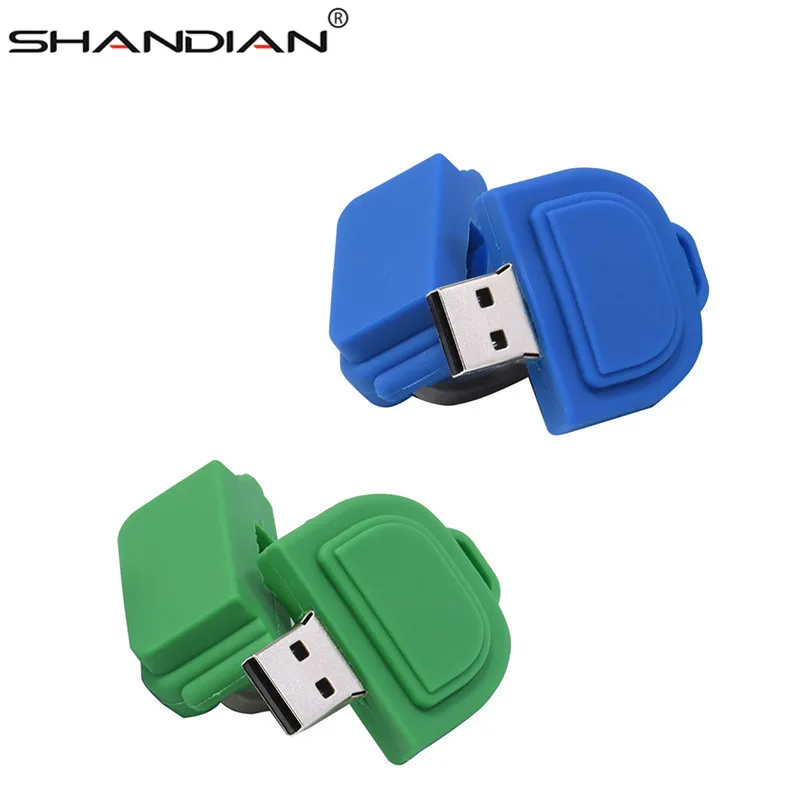 POWEONE 4 цвета красивая школьная сумка USB флеш-накопитель 4 ГБ 16 ГБ 32 ГБ 64 Гб флешки USB 2,0 флеш-накопитель рюкзак в подарок