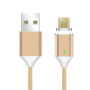 

Magnetic Mantis Nylon Braided Micro USB Magnet Cable Fast Charging Data Sync Charger Cable for Xiaomi Samsung Android