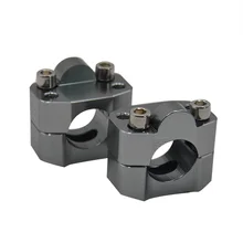 1 пара мотоцикл 1/8inch CNC Алюминий стоянок 28 мм регулируемый жир зажимы для пазовой фрезы Универсальный