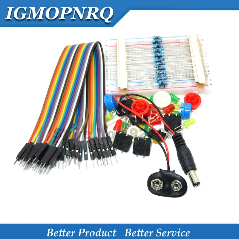 

1set Starter Kit UNO R3 Breadboard LED wire button for rduino compatile