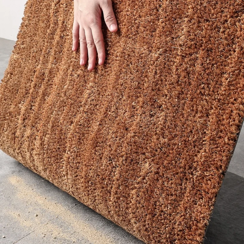 Doormat Natural Coconut 30 x 60 cm Grip Sole Carpet Home erases mud 
