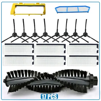 

Filter replacements kits for Ilife A4 A6 A4S A8 A40 hepa filter & primary filter & side brush Remote Control Roll Brush Cove