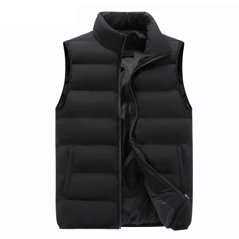 

New Autumn Warm Vest Mens Jacket Sleeveless Jacket Male Winter Casual Waistcoat Men Vest Plus Size Veste Homme Brand Clothing