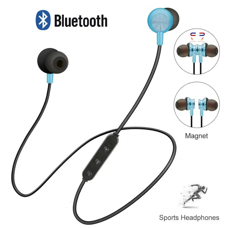 4 цвета Магнитные Bluetooth спортивные наушники Беспроводная гарнитура стерео бас с