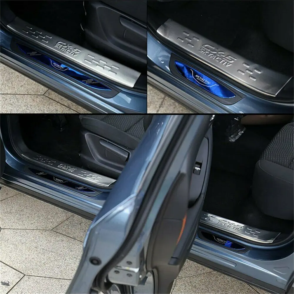 Подходит для Mazda CX-5 CX5 12- внешняя Нержавеющая Накладка на порог защита педали