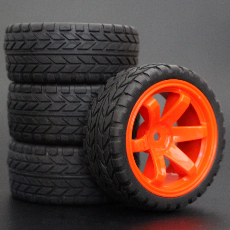 4 шт. 26 мм Резиновые Покрышки RC и колесные диски Hex 12 для 1:10 HSP HPI Sprint 2 Drift RS4 на дороге