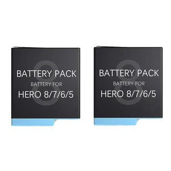 

1220mAh Rechargeable Li-ion battery for GoPro Hero 8 Hero 7 Hero 6 Hero 5 Black AHDBT-801 Batteria Camera Accessories