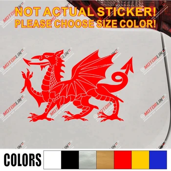 

Wales Red Dragon Welsh Y Ddraig Goch Decal Sticker Car Vinyl pick size color no bkgrd