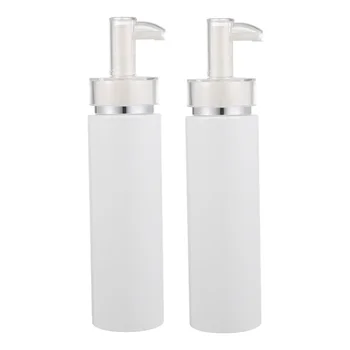 

2pcs Shampoo Containers Useful Durable Refillable Empty Pump Bottle Lotion Bottle Travel Bottle for Shampoo Home Lotion