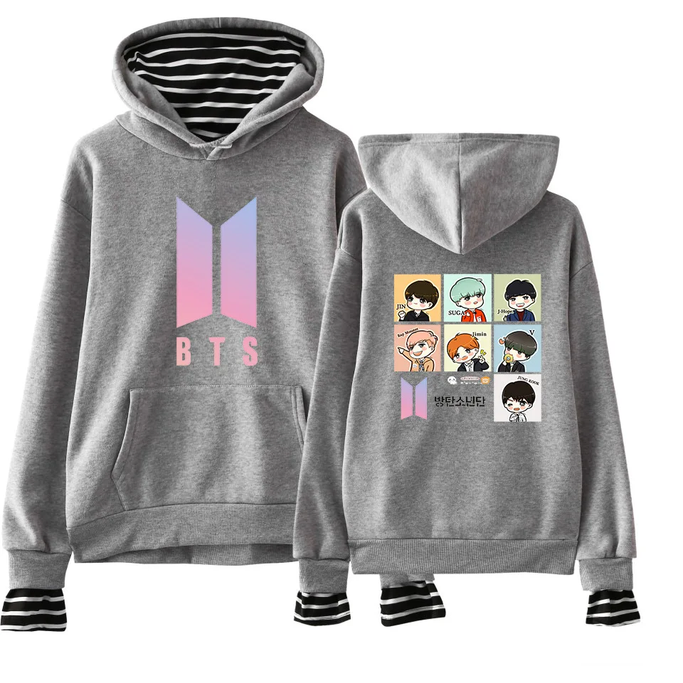 BTS пуленепробиваемый альбом для мальчиков с надписью «LOVE Yourself»(«люби себя»); толстовка с капюшоном из двух предметов
